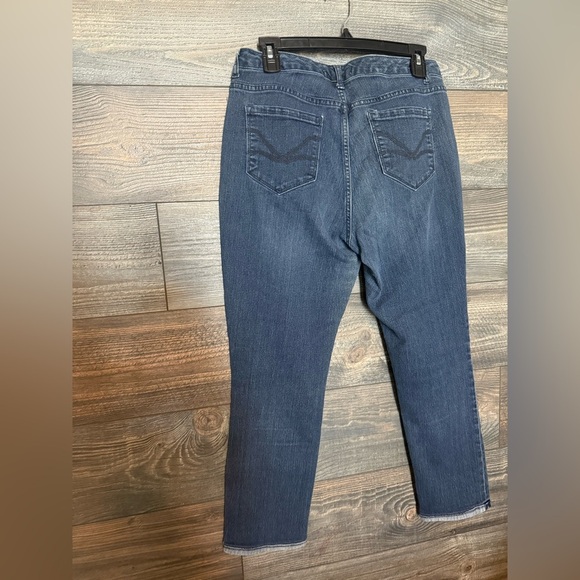 Vintage America Dark Blue Ankle Jeans - Picture 3 of 3